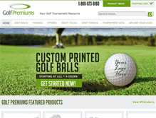 Tablet Screenshot of golfpremiums.com